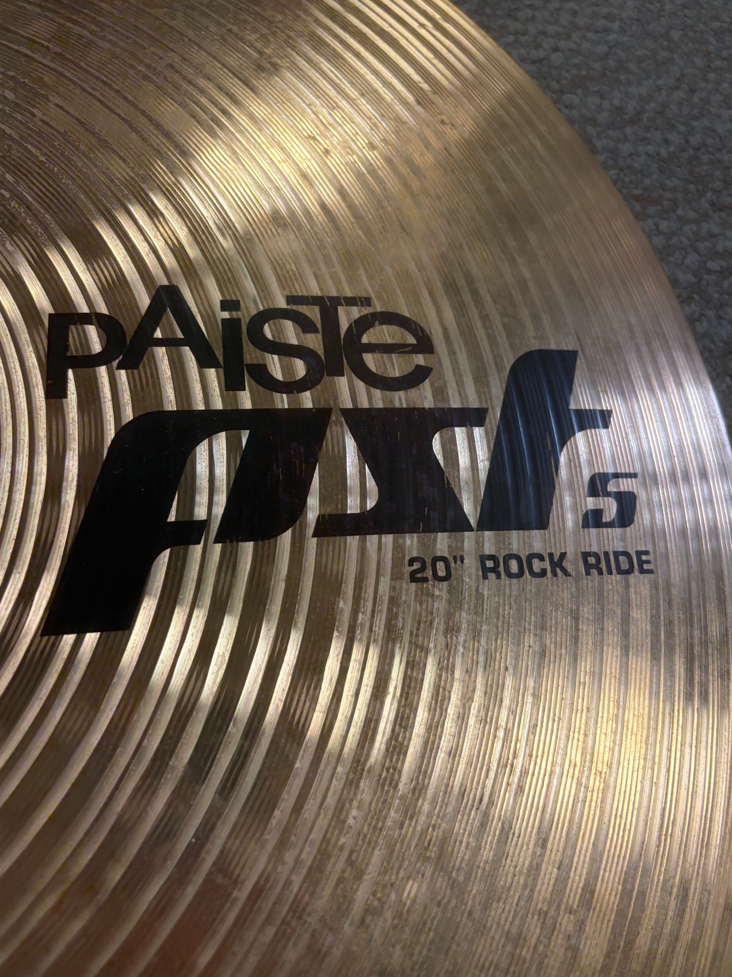Paiste PST5 20" Rock Ride Cymbal (Used)