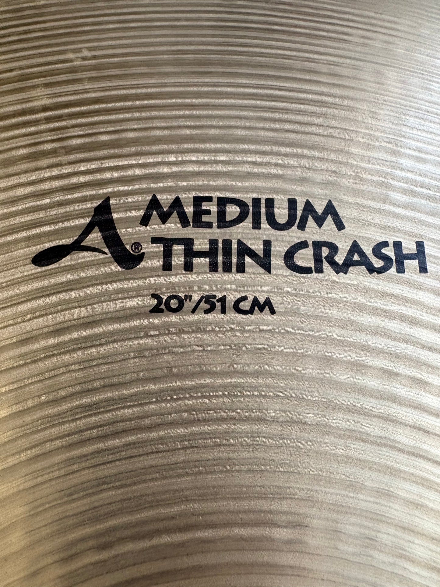 Zildjian A 20" Medium Thin Crash Cymbal (Used)
