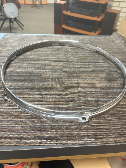 14" Triple Flanged 6 Lug Snare Side Hoop (Used)