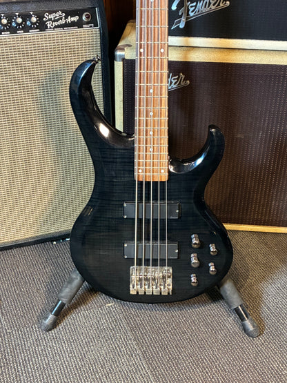 Ibanez BTB305FM Standard 5-String Active Bass Guitar - Transparent Black (2008-2010)