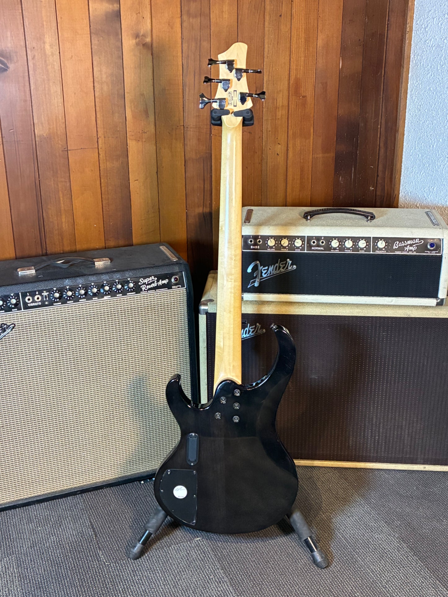 Ibanez BTB305FM Standard 5-String Active Bass Guitar - Transparent Black (2008-2010)