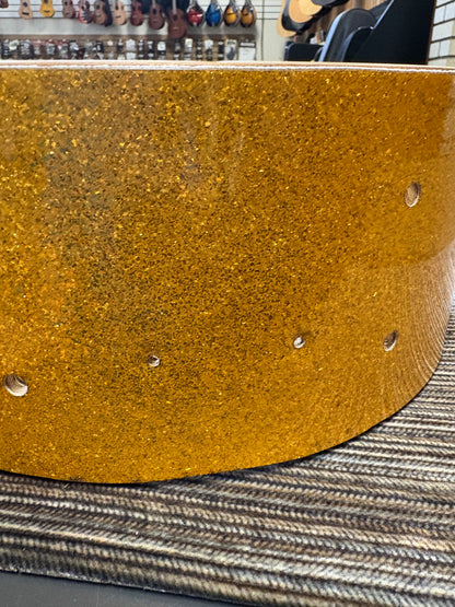 Slingerland Radio King Student Model 14"x5.5" 8-Lug Snare Drum - Sparkling Gold (Mid to Late 1950's)