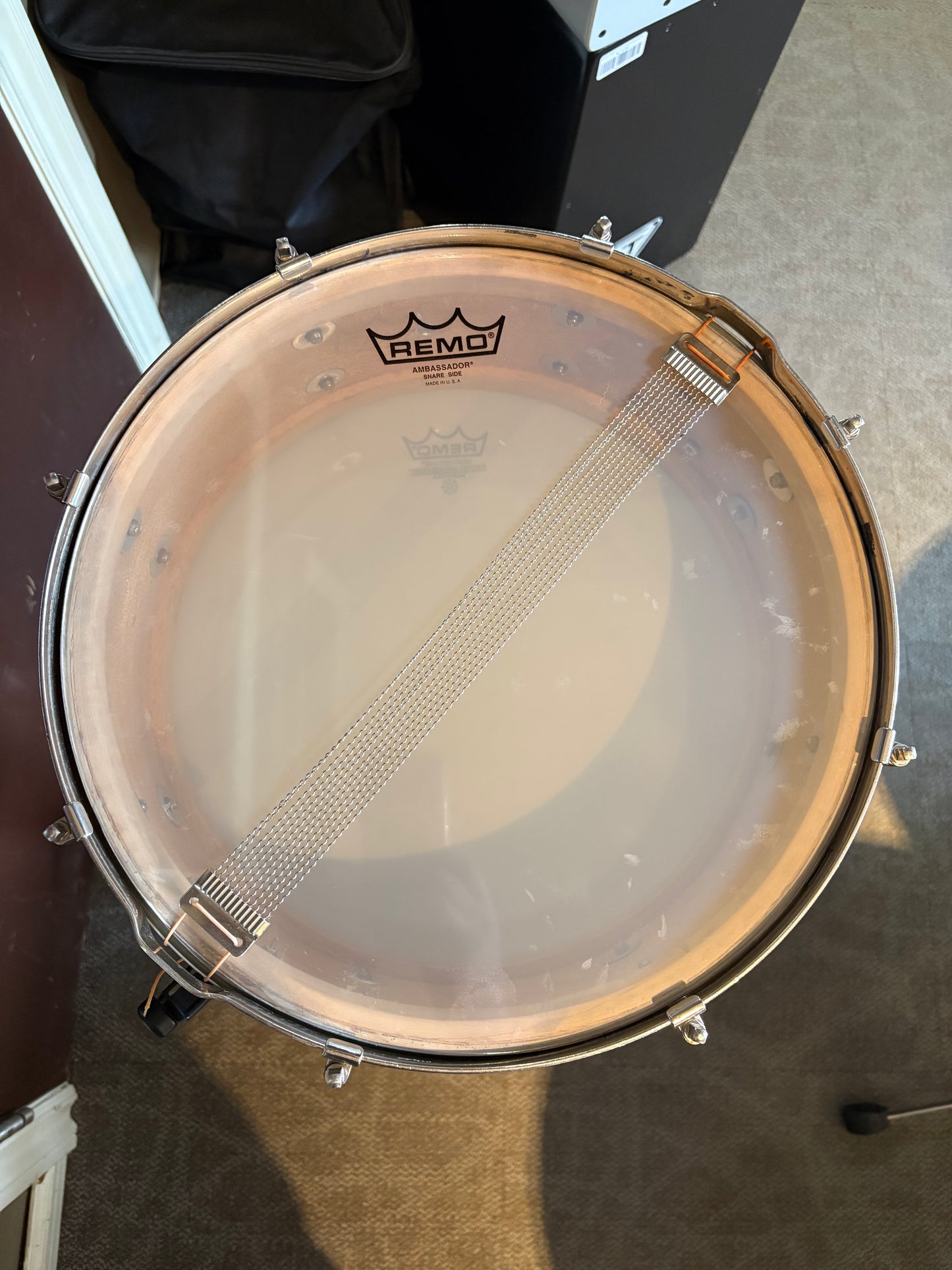Slingerland Radio King Student Model 14"x5.5" 8-Lug Snare Drum - Sparkling Gold (Mid to Late 1950's)