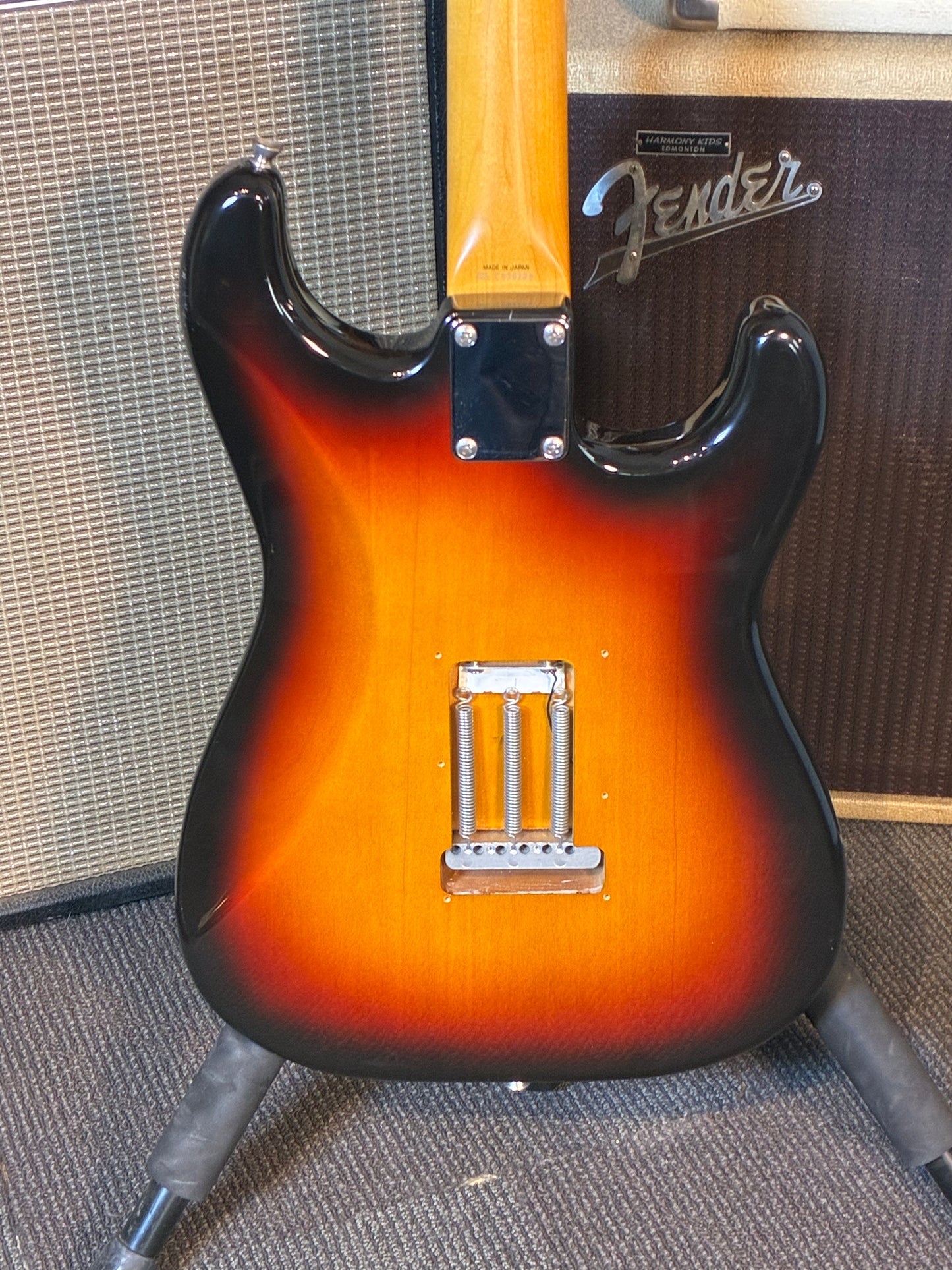 Fender Japan ST62L Left Handed Stratocaster w/Case - 3-Tone Sunburst  (1990's)