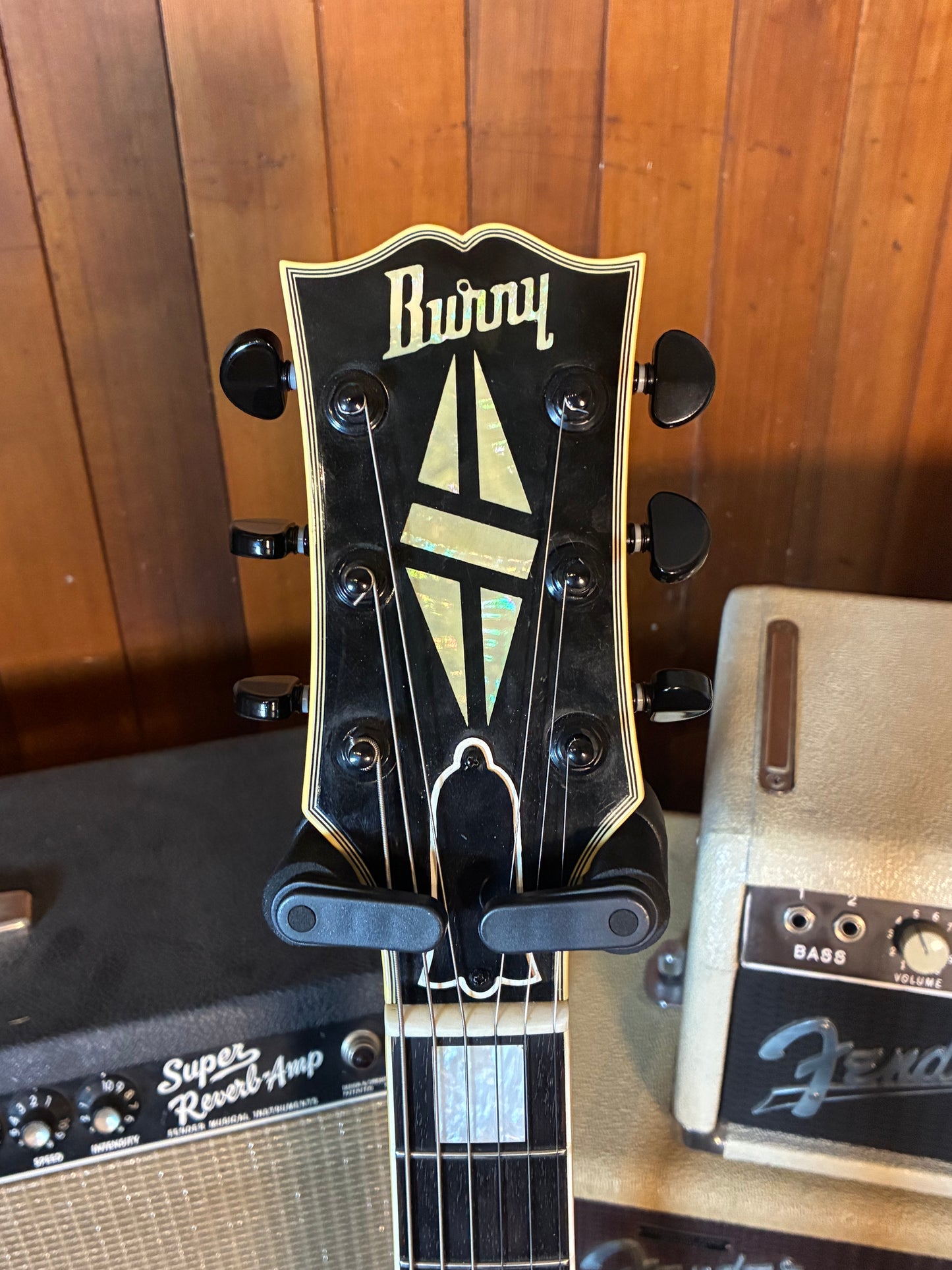 Burny Made in Japan RLC-70 Electric Guitar - Ebony (1980's)