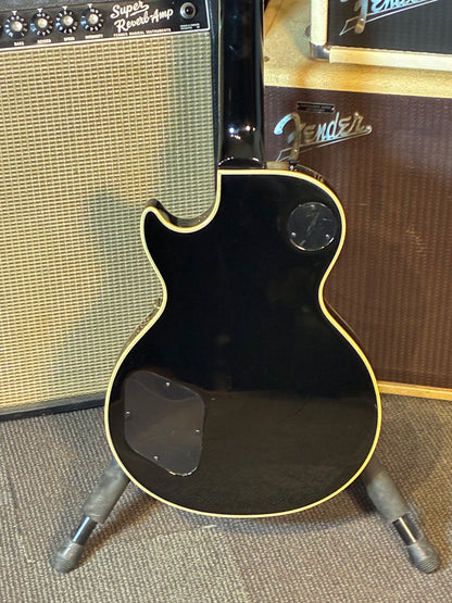 Burny Made in Japan RLC-70 Electric Guitar - Ebony (1980's)