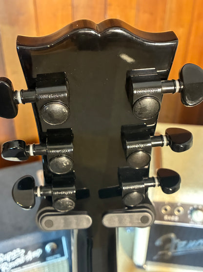 Burny Made in Japan RLC-70 Electric Guitar - Ebony (1980's)