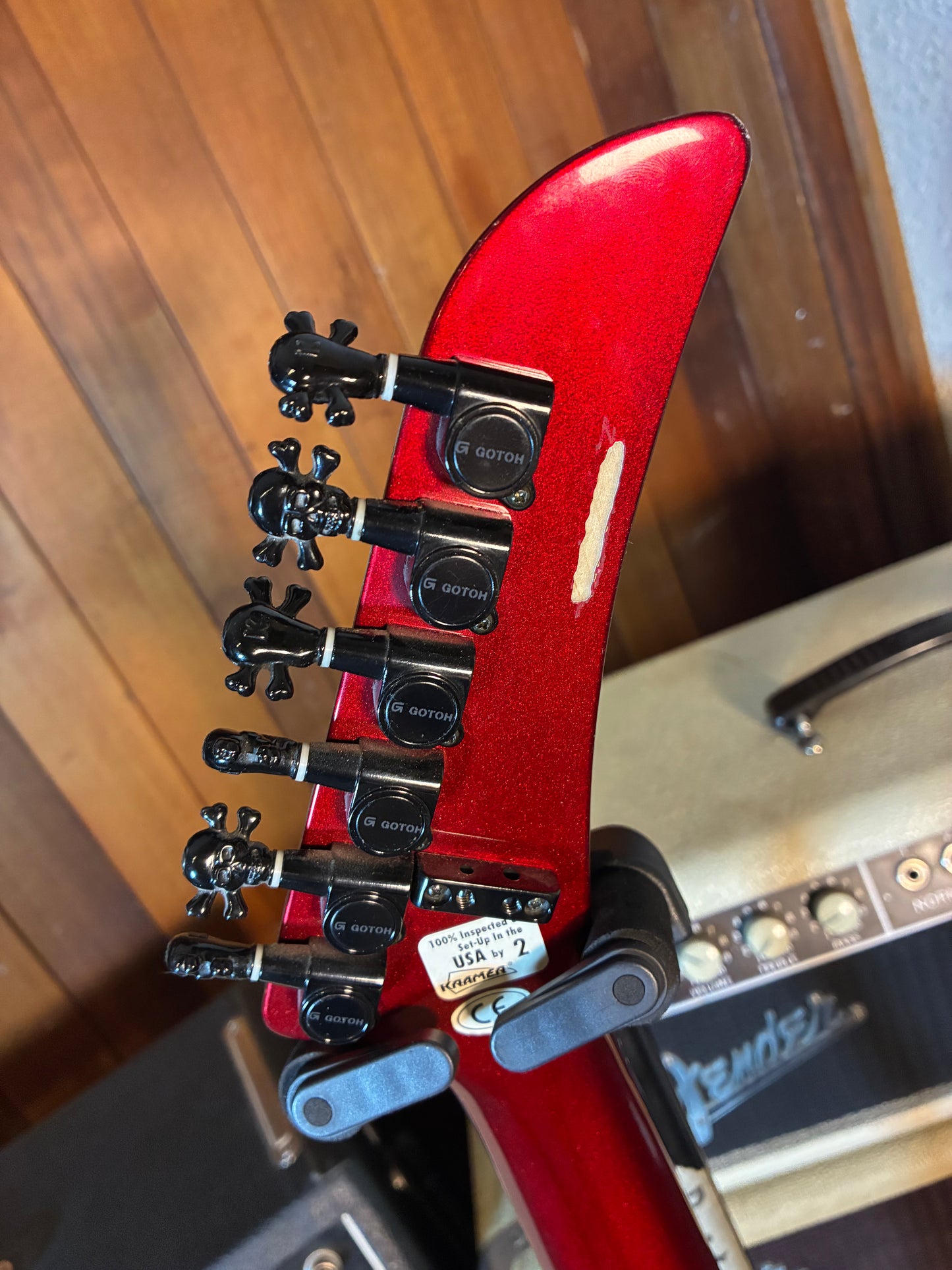 Kramer Baretta FR404SD Electric Guitar - Metallic Red (Late 1990's)