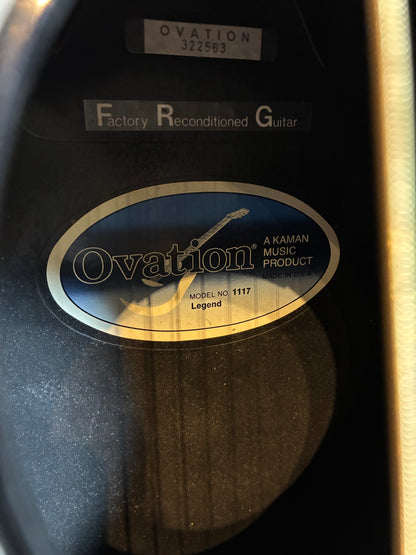 Ovation 1117 Legend Acoustic Guitar w/Case (Early to Mid 1980's)