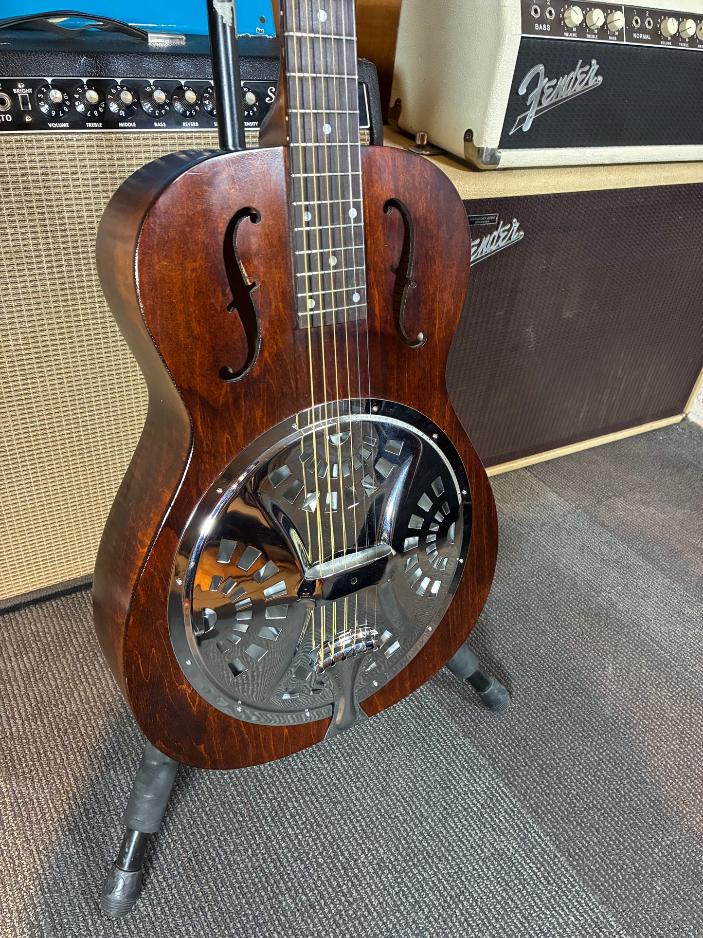 Dobro Original Hound Dog Acoustic/Electric Resonator Guitar (1990's)