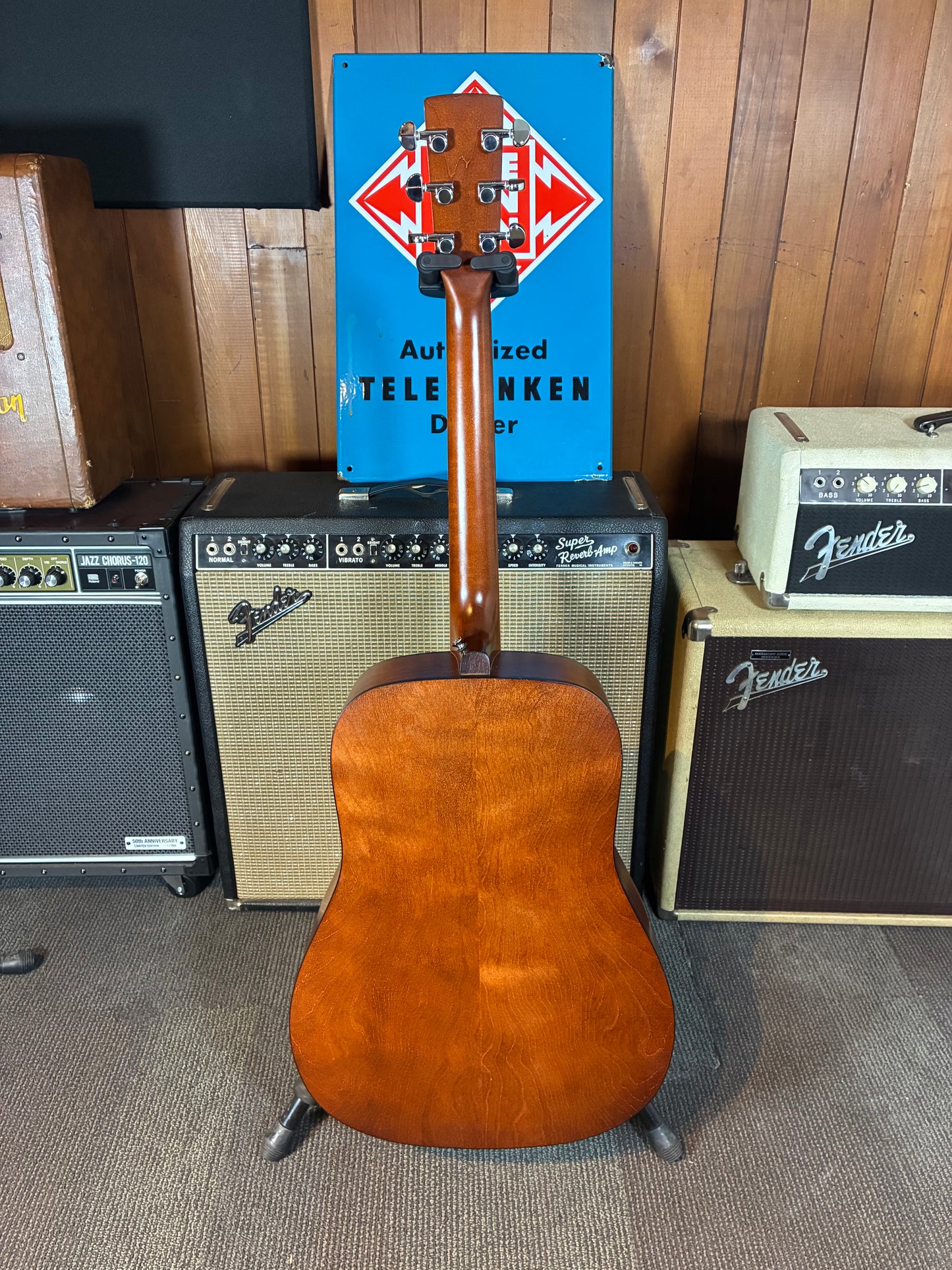 Simon & Patrick Songsmith Dreadnought Acoustic Guitar w/Gig Bag - Sunburst (Used)