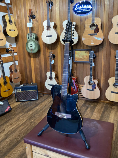 Godin A12 Electric 12-String w/Case - Black (Used)