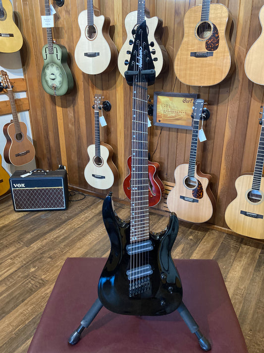 Jackson DKAF7 Archtop Multiscale 7-String Electric Guitar w/Gig Bag - Black (2020)