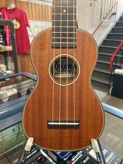 Ohana SK-35S All Solid Wood Soprano Ukulele (Used)