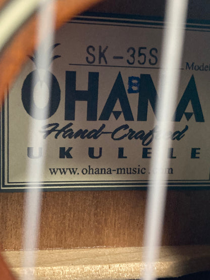 Ohana SK-35S All Solid Wood Soprano Ukulele (Used)