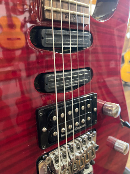 Jackson Pro Series SL3 MIJ w/Case - Transparent Red (2000's)
