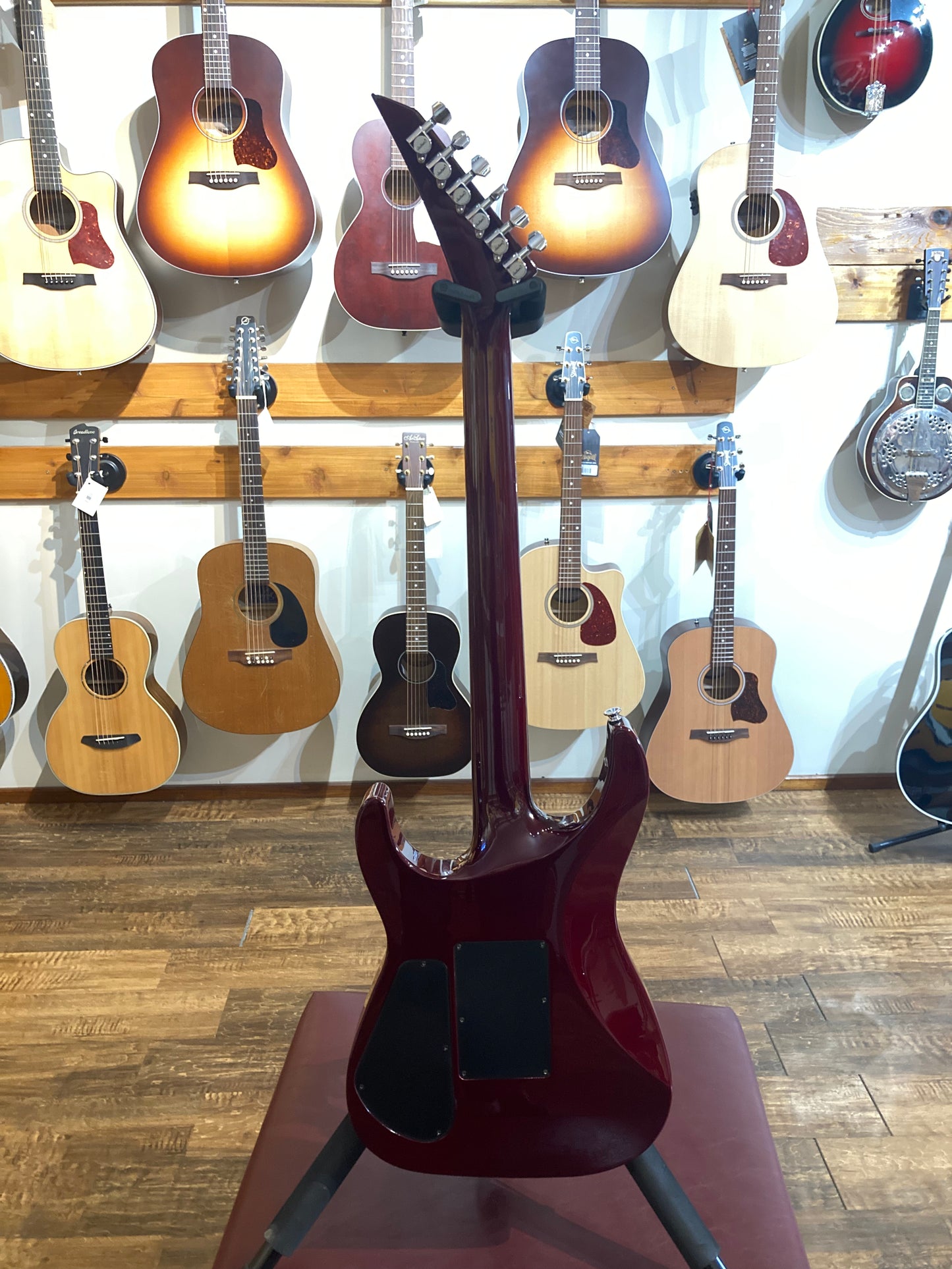 Jackson Pro Series SL3 MIJ w/Case - Transparent Red (2000's)