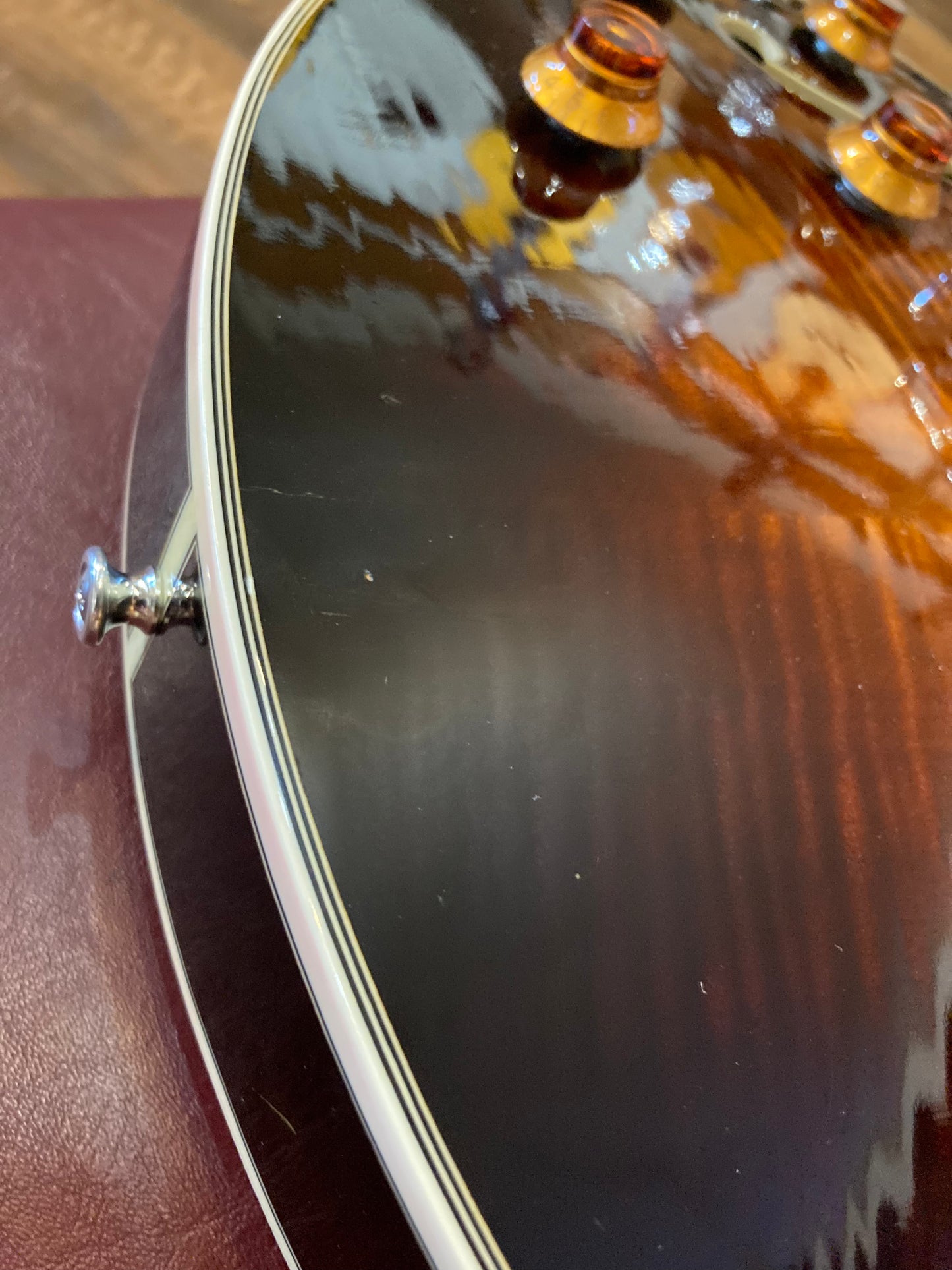 Eastman T184MX Thinline Semi-Hollow Body Left Handed Electric Guitar w/Case - Classic Finish (2009)