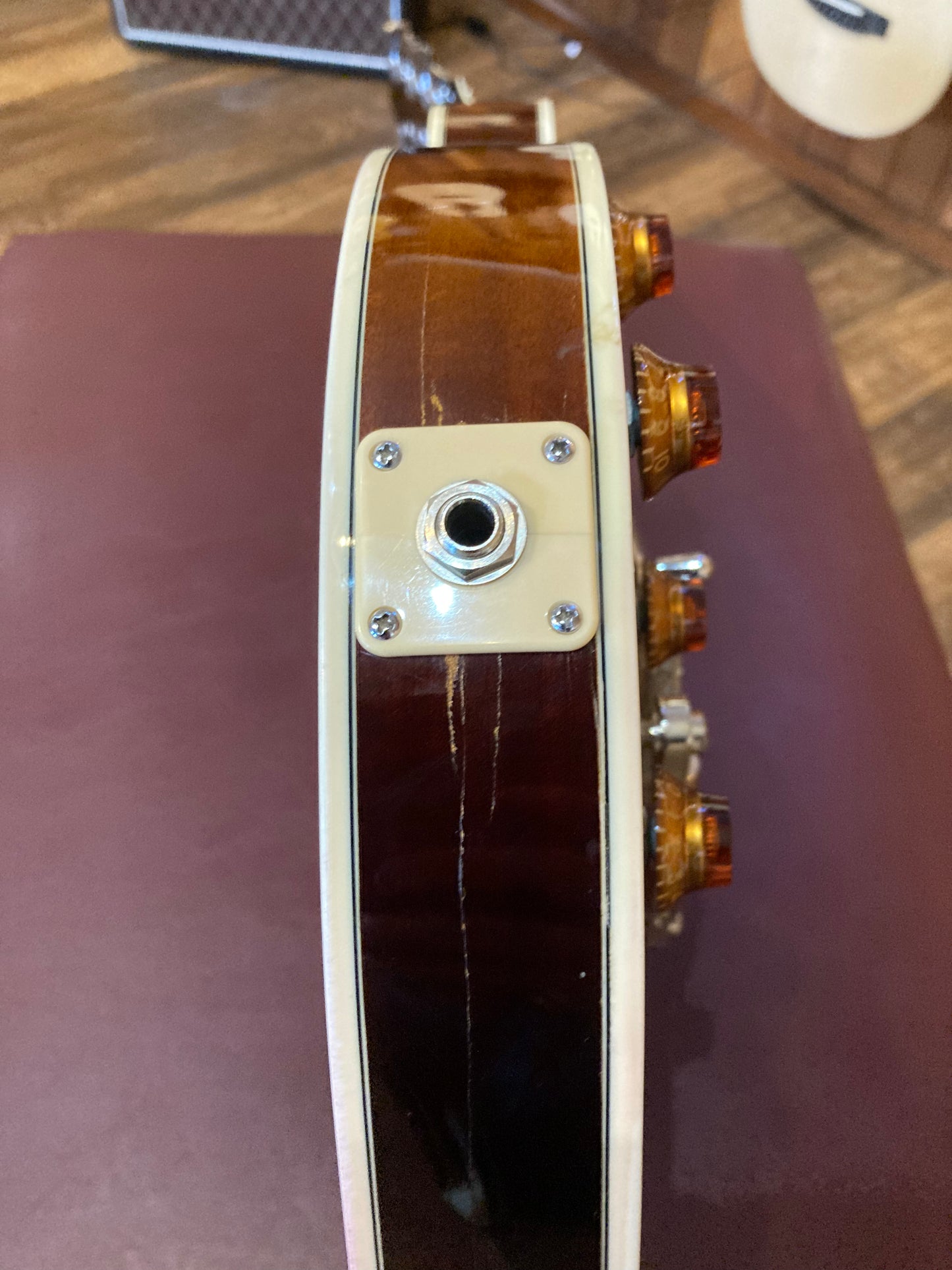 Eastman T184MX Thinline Semi-Hollow Body Left Handed Electric Guitar w/Case - Classic Finish (2009)