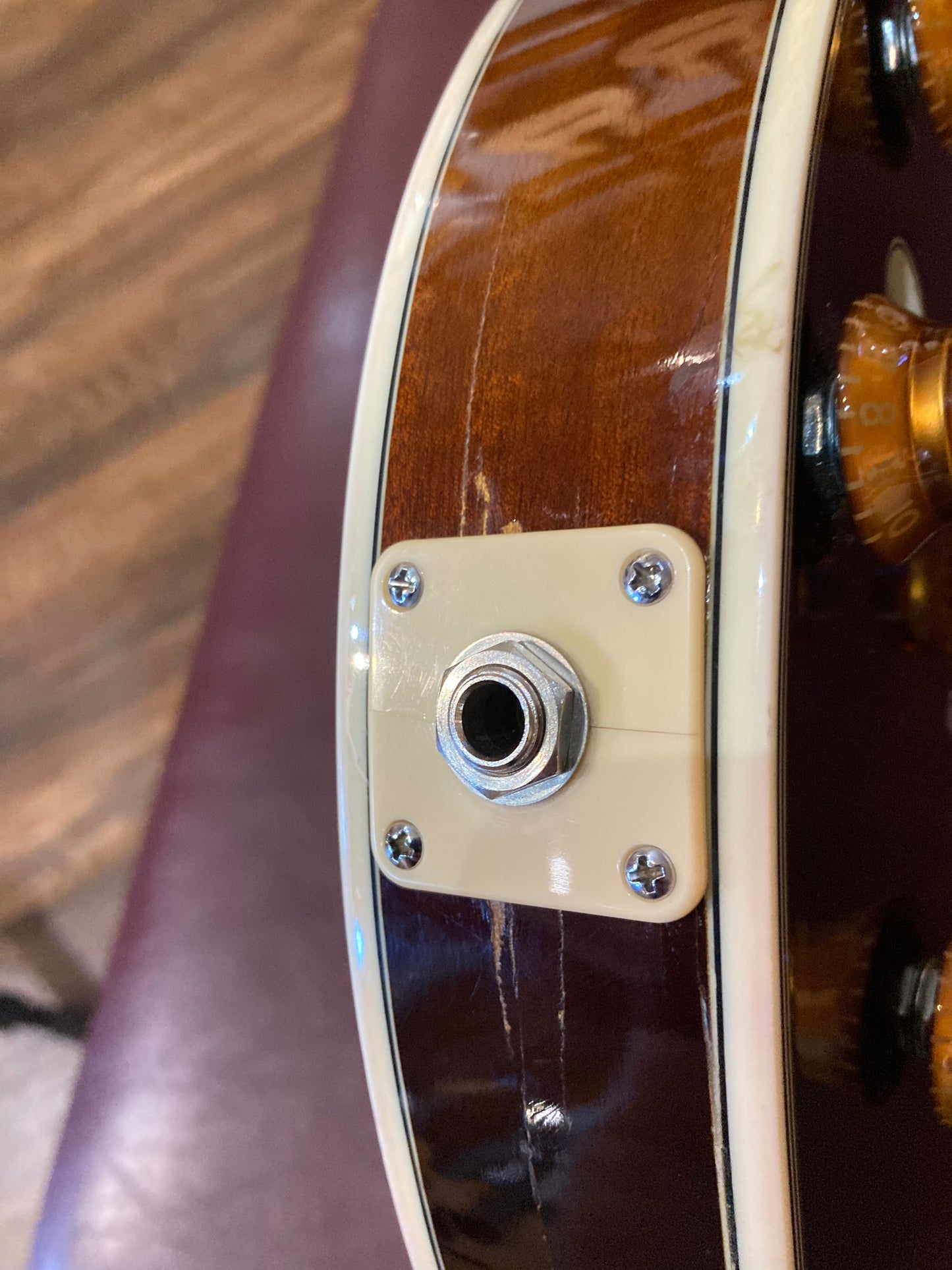 Eastman T184MX Thinline Semi-Hollow Body Left Handed Electric Guitar w/Case - Classic Finish (2009)