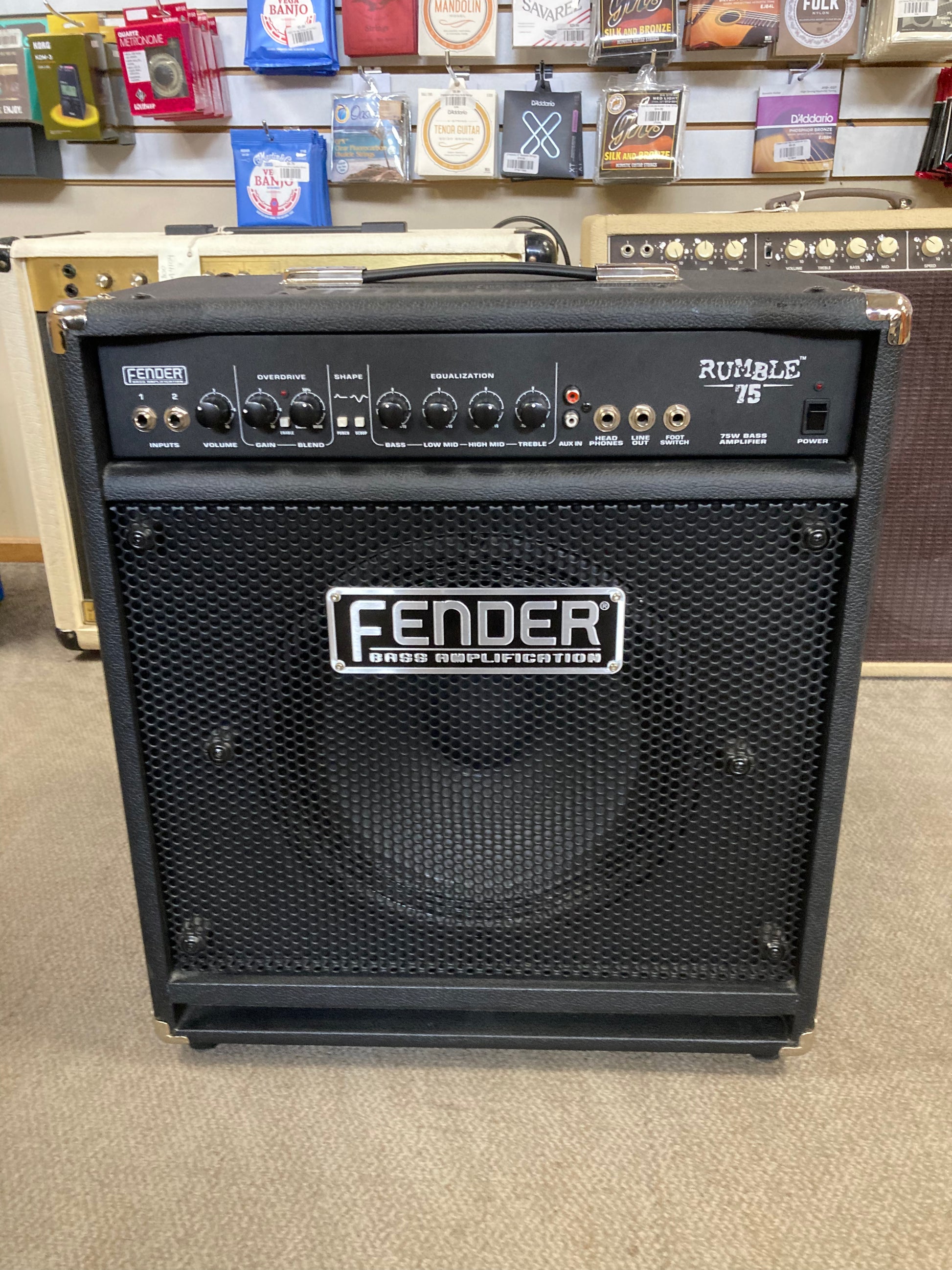 Fender Rumble 75 Bass Combo Amp (Used) – Acoustic Music Shop