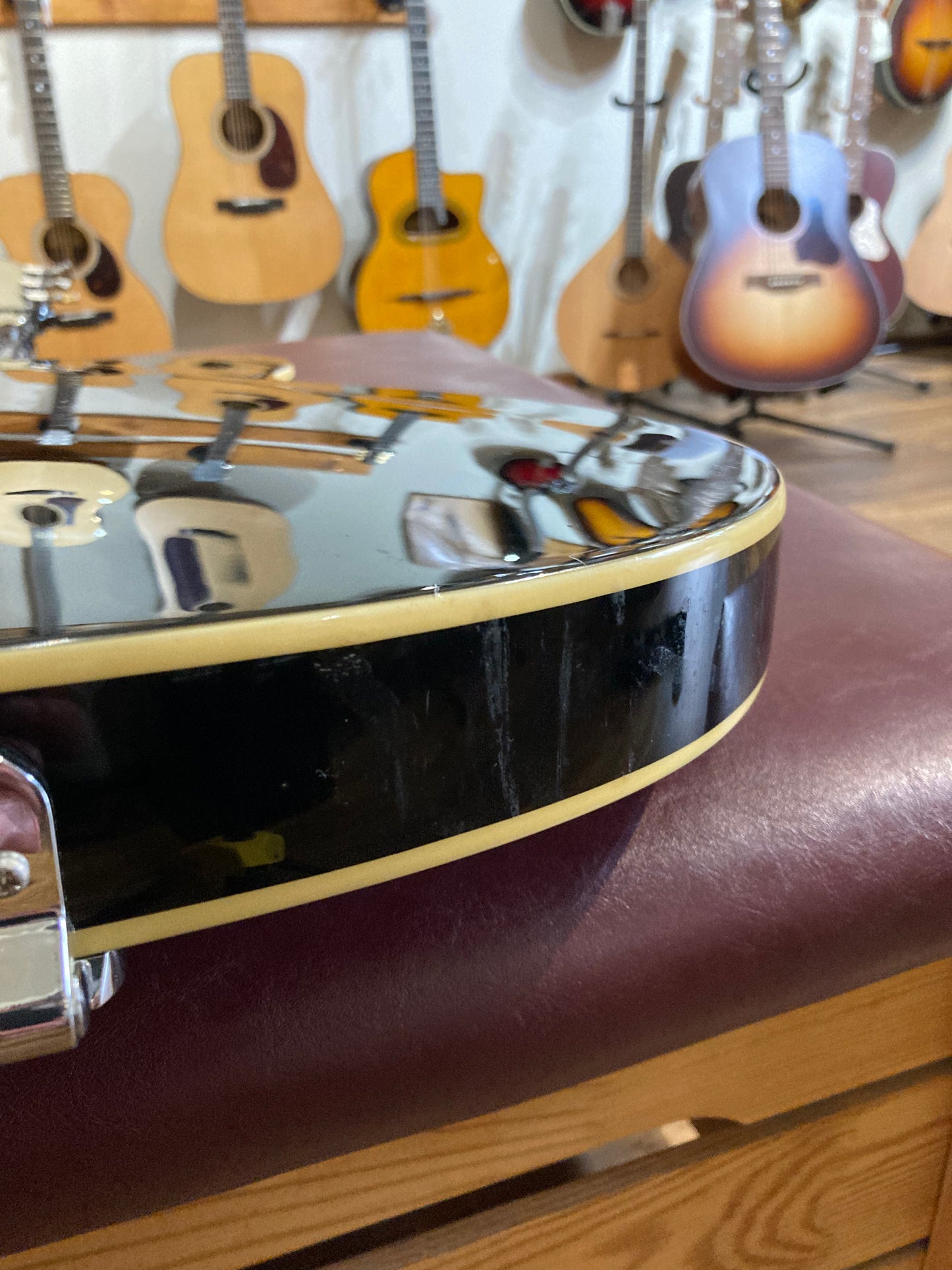 Hagstrom Tremar Viking Deluxe w/Gig Bag- Black (Used)