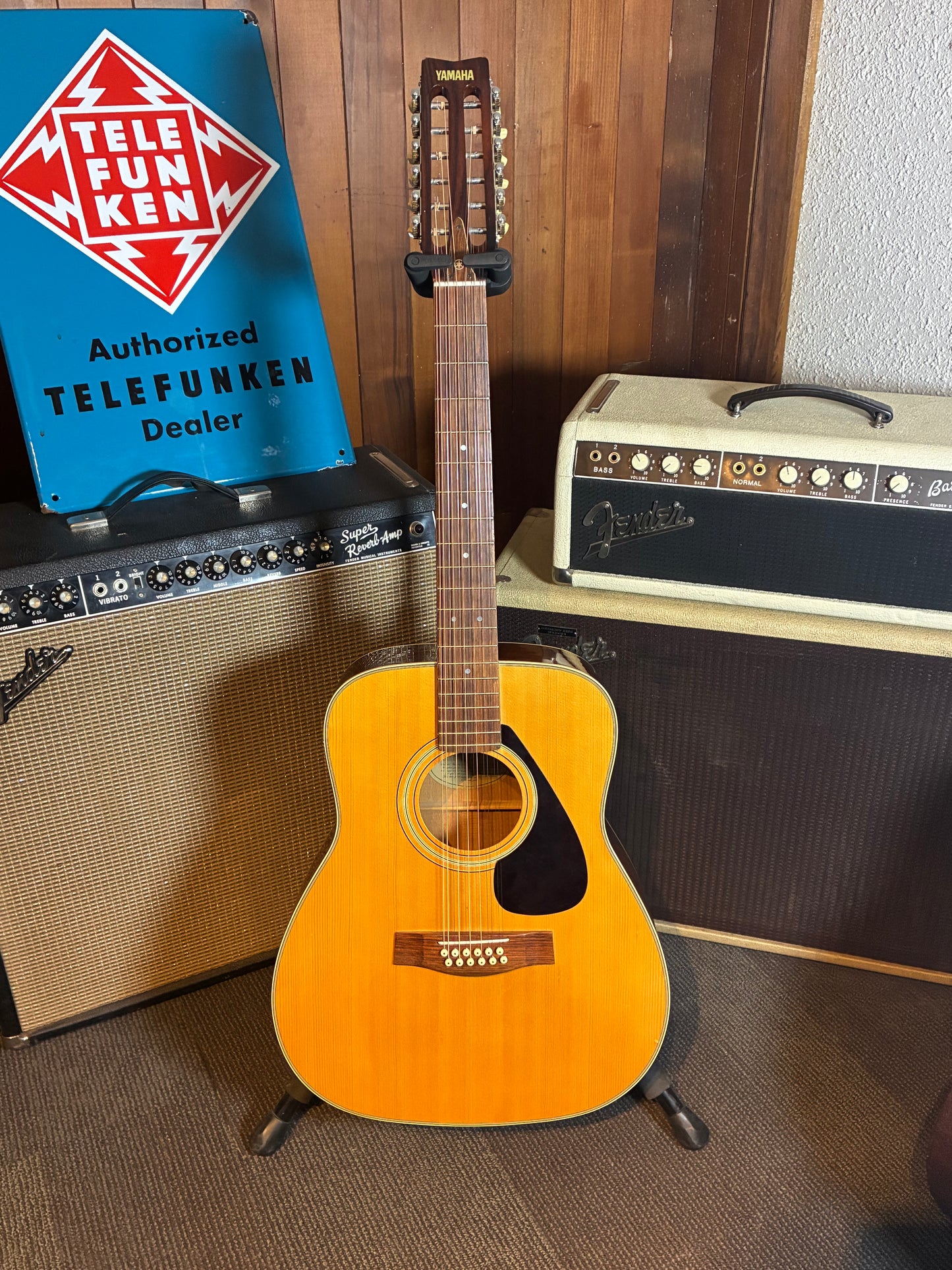 Yamaha FG-312 12-String Dreadnought Acoustic Guitar w/Case (1979)