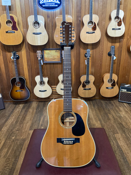 Fender F-55-12 12-String Acoustic Guitar w/Case (1970's)