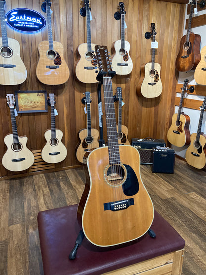 Fender F-55-12 12-String Acoustic Guitar w/Case (1970's)