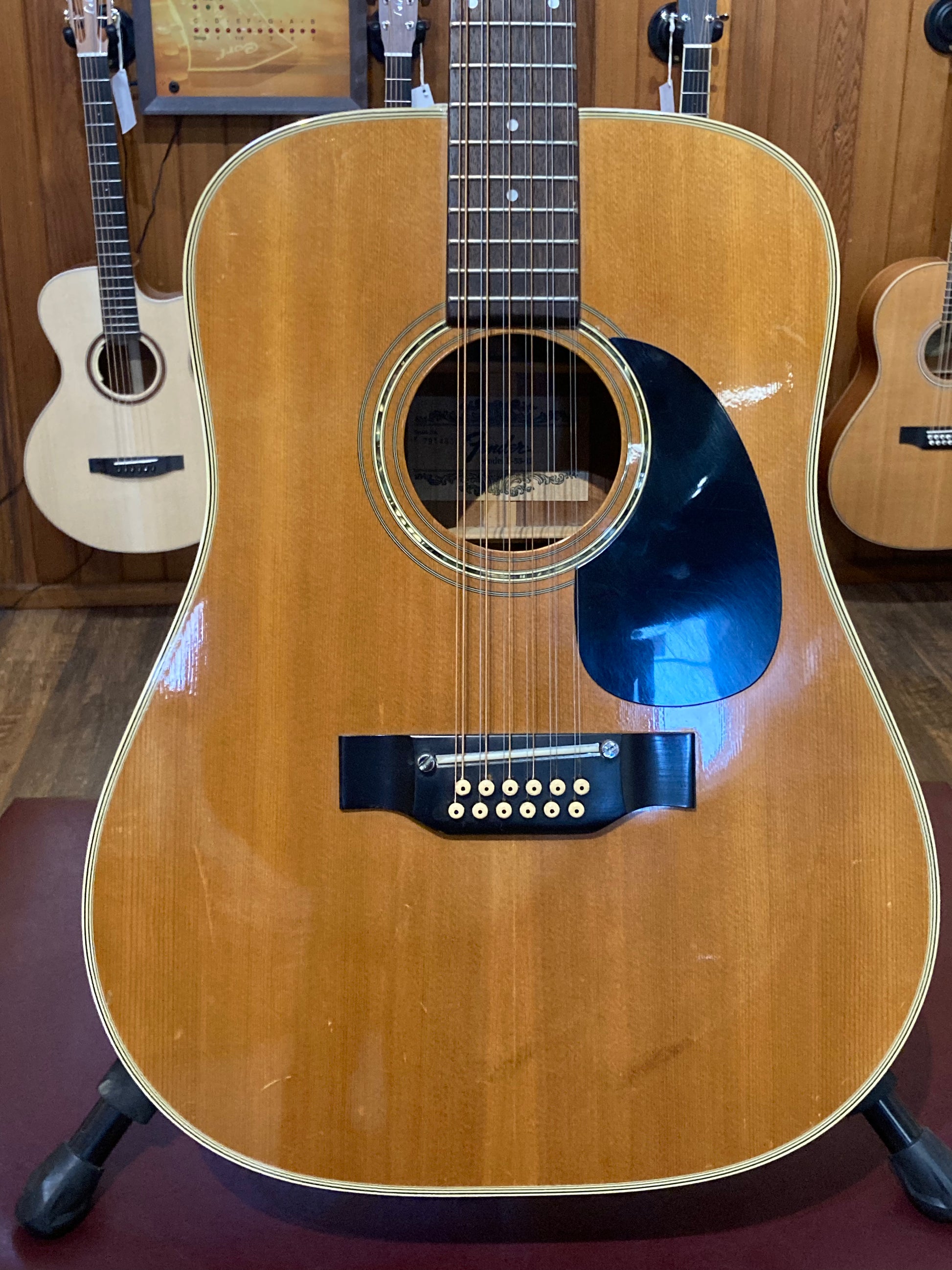Fender F-55-12 12-String Acoustic Guitar w/Case (1970's Fender F-55-12 12-String Acoustic Guitar w/Case (1970's