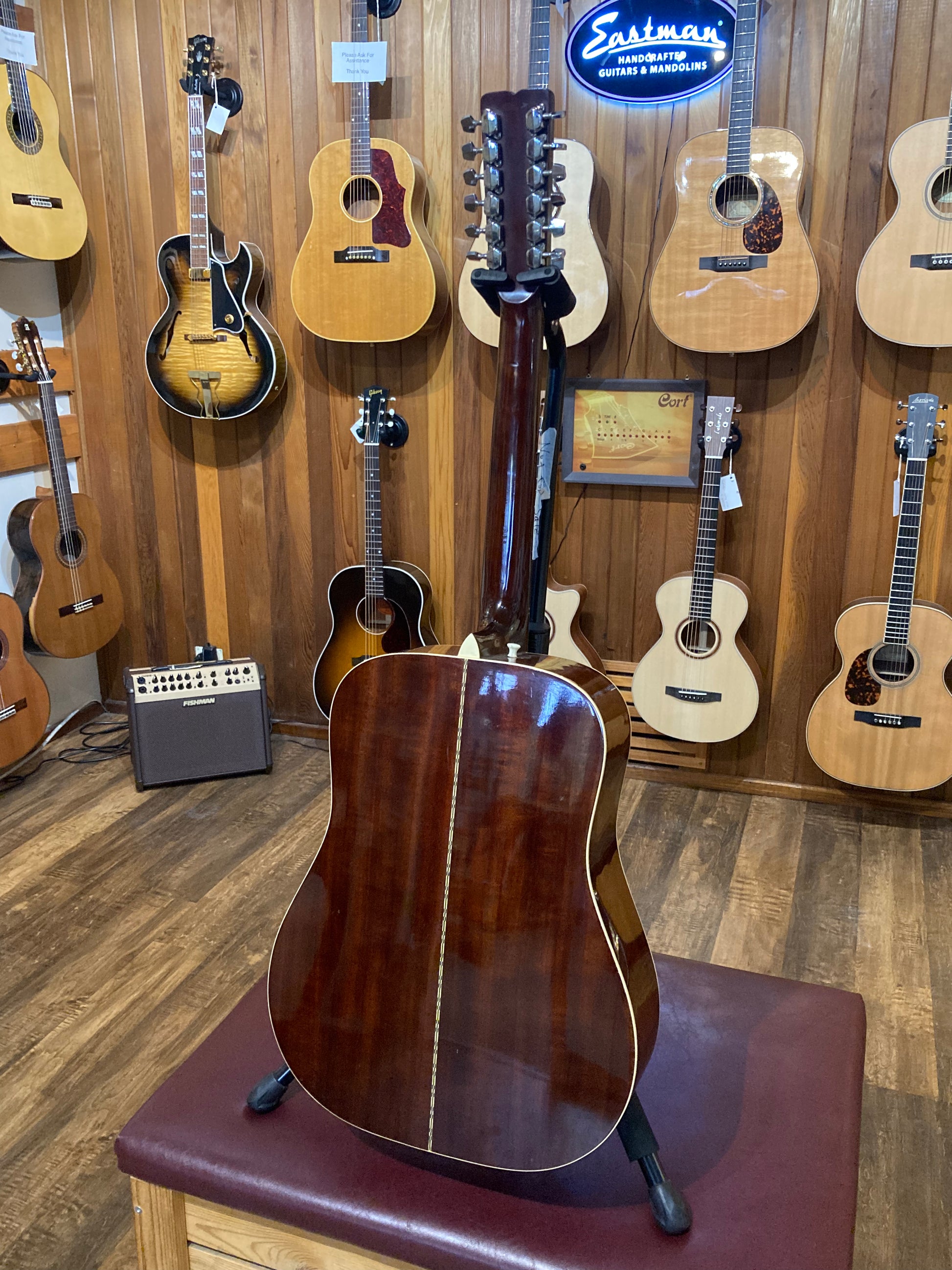 Fender F-55-12 12-String Acoustic Guitar w/Case (1970's Fender F-55-12 12-String Acoustic Guitar w/Case (1970's