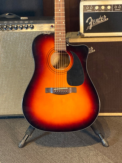 Fender CD-60CE Acoustic/Electric Guitar w/Case - Sunburst (Used)
