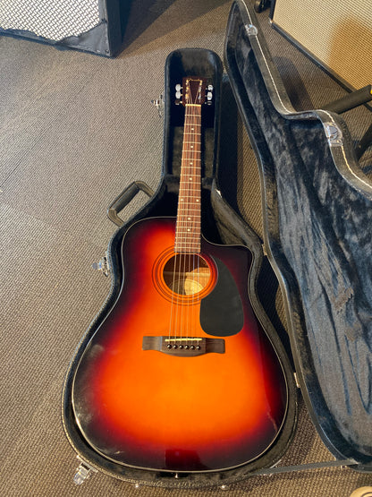 Fender CD-60CE Acoustic/Electric Guitar w/Case - Sunburst (Used)