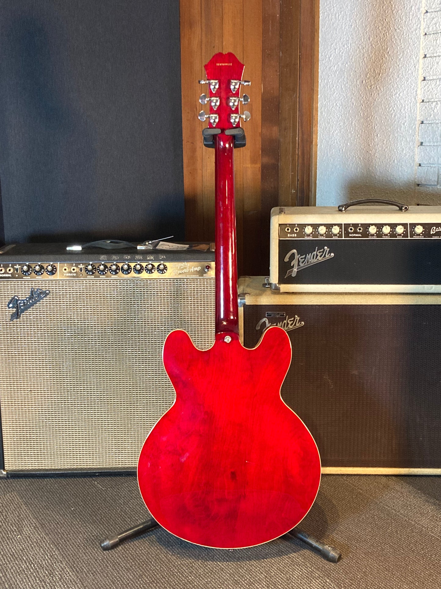 Epiphone Dot Semi-Hollow Electric Guitar w/Case - Cherry (2005 Epiphone Dot Semi-Hollow Electric Guitar w/Case - Cherry (2005