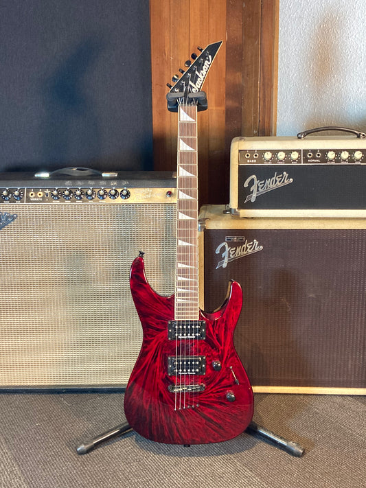 Jackson Pro Series DK2T Dinky w/Gig Bag - Crimson Swirl (2005)