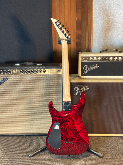 Jackson Pro Series DK2T Dinky w/Gig Bag - Crimson Swirl (2005)