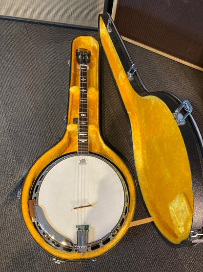 Morris Tenor Resonator Banjo w/Case (1970's)