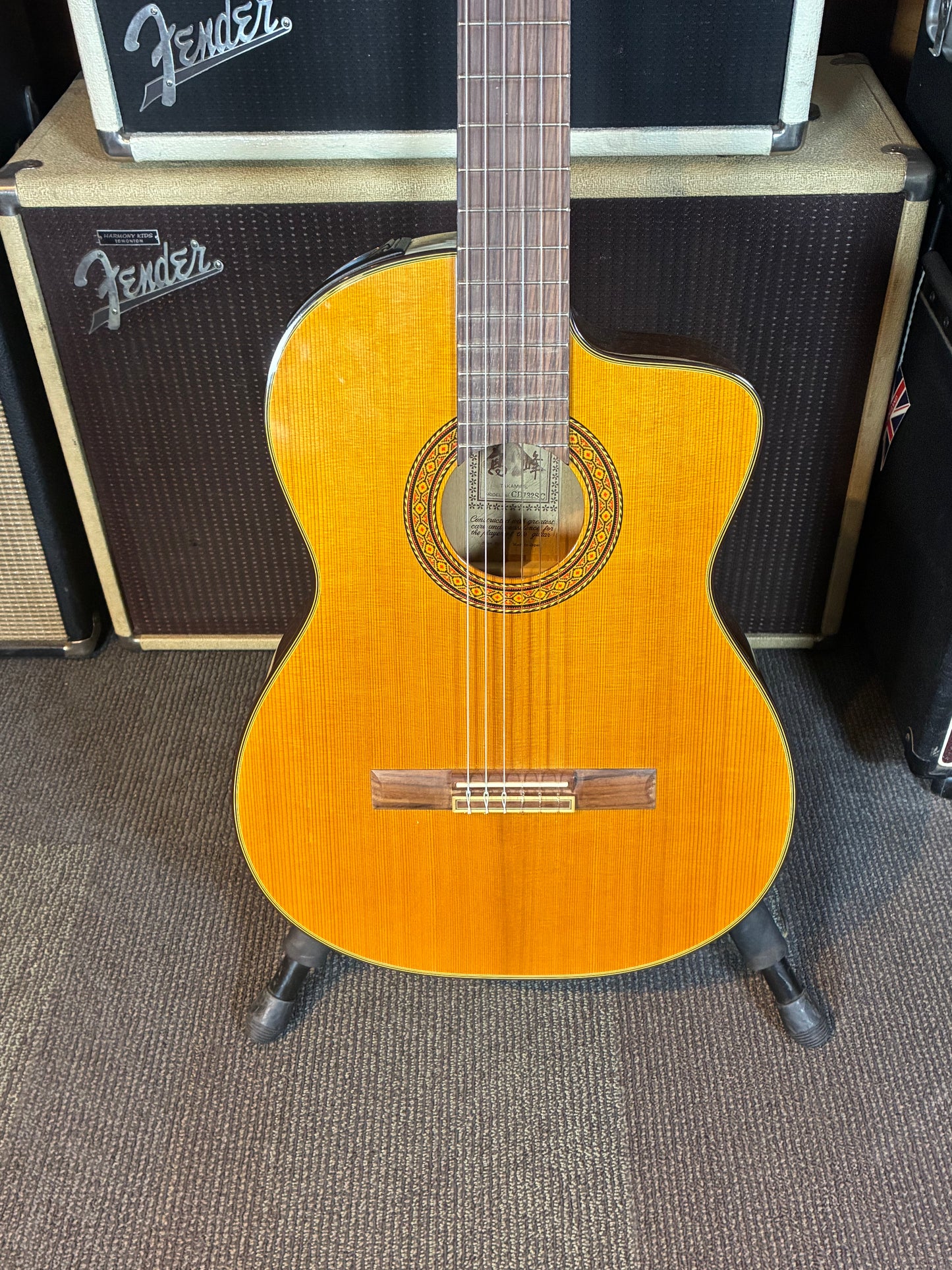 Takamine CD132SC Acoustic/Electric Classical Guitar w/Case (1999)