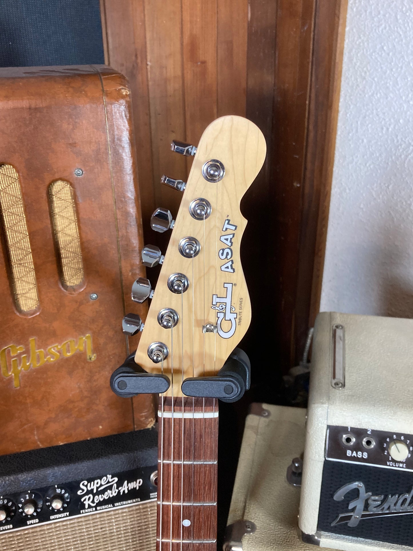 G&L Tribute ASAT Classic Bluesboy Semi-Hollow Electric Guitar - Clear Orange (Serial# 190421225)