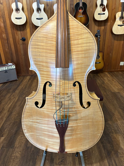 Engelhardt EM1B Blonde 3/4 Upright Bass w/Pickup & Gigbag (Used)