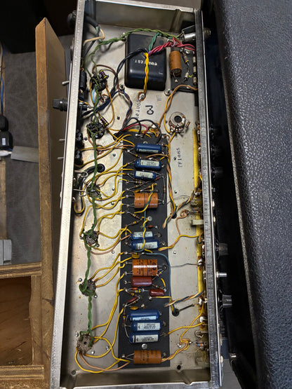 Fender Bassman AA864 Black Panel 50w Amplifier Head (1965)