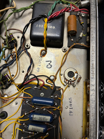 Fender Bassman AA864 Black Panel 50w Amplifier Head (1965)