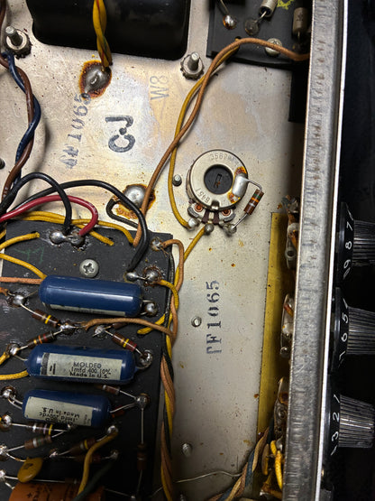 Fender Bassman AA864 Black Panel 50w Amplifier Head (1965)