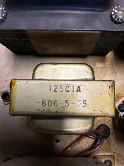 Fender Bassman AA864 Black Panel 50w Amplifier Head (1965)