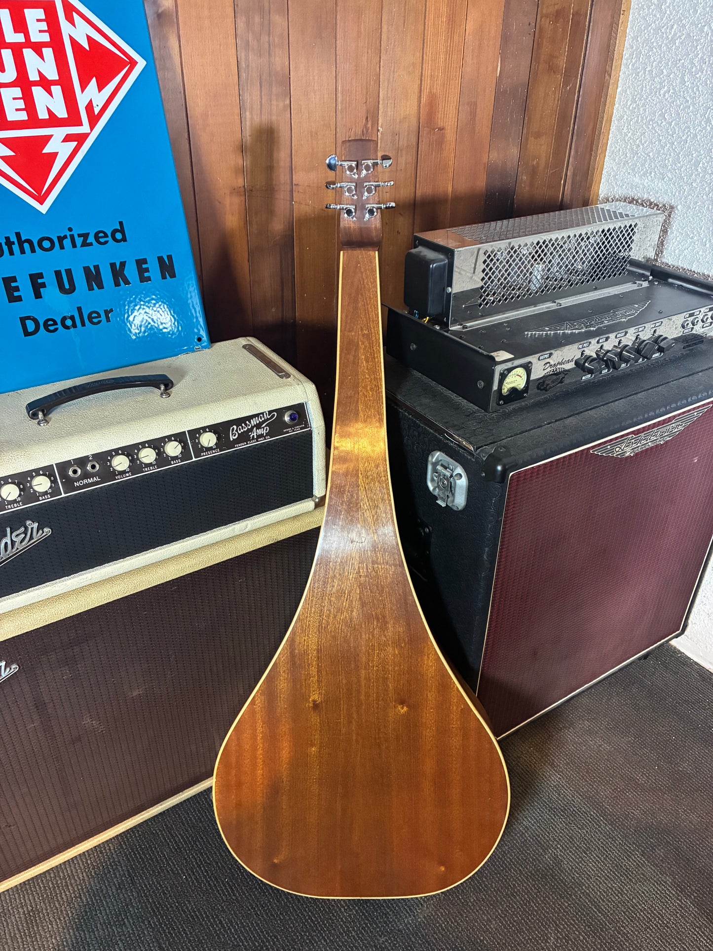 Celtic Cross Baritone Weissenborn Lap Steel Guitar w/Gig Bag (2009)