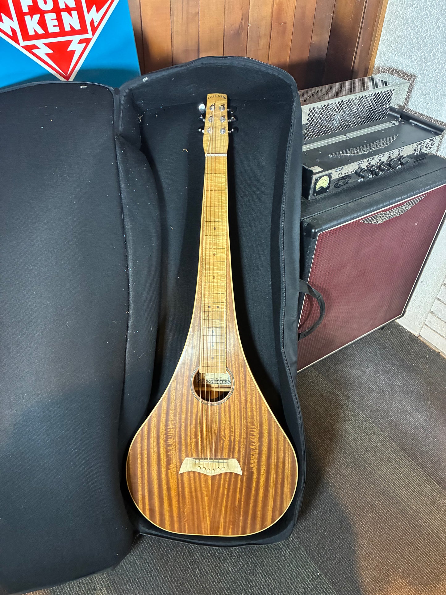 Celtic Cross Baritone Weissenborn Lap Steel Guitar w/Gig Bag (2009)
