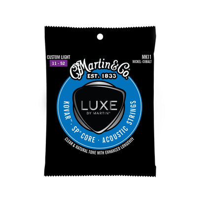 Martin Luxe Kovar Acoustic Guitar Strings - Custom Light (.011-.052)