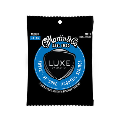 Martin Luxe Kovar Acoustic Guitar Strings - Medium (.013-.056)