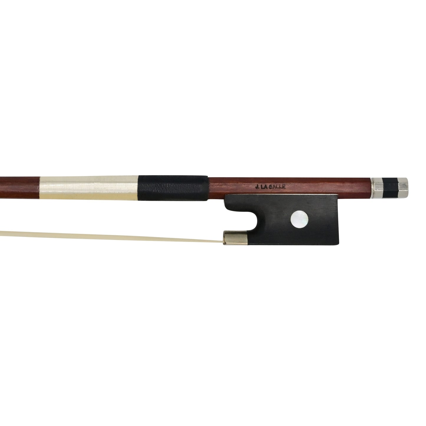 J. LaSalle LB-10B Brazilwood Student Series French Bass Bow – 3/4 Size