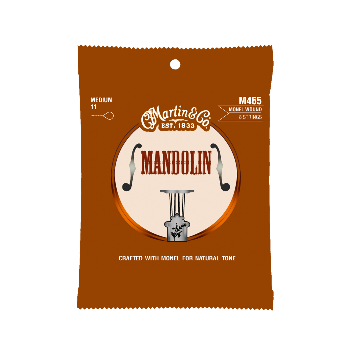 Martin M465 Monel Wound Mandolin Strings - Medium (.011-.040)